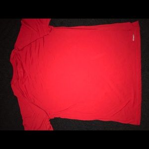 Red adidas shirt , never worn